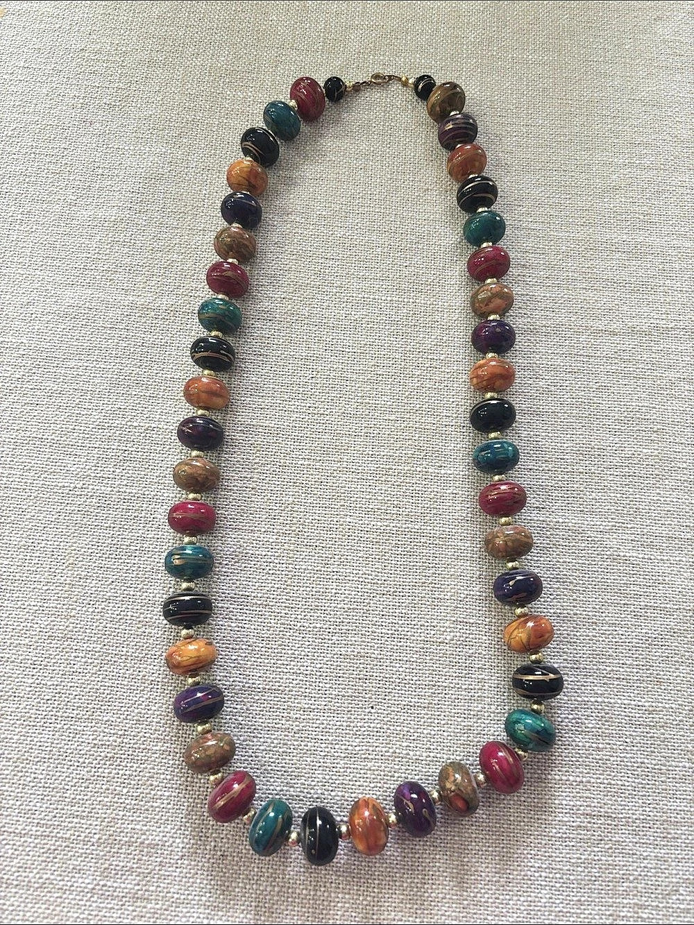 Multicolor Beaded Necklace Like New